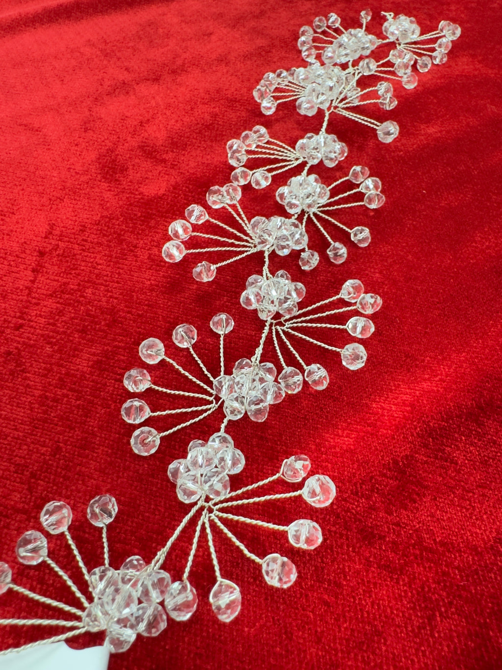 Haarschmuck aus Glasperlen