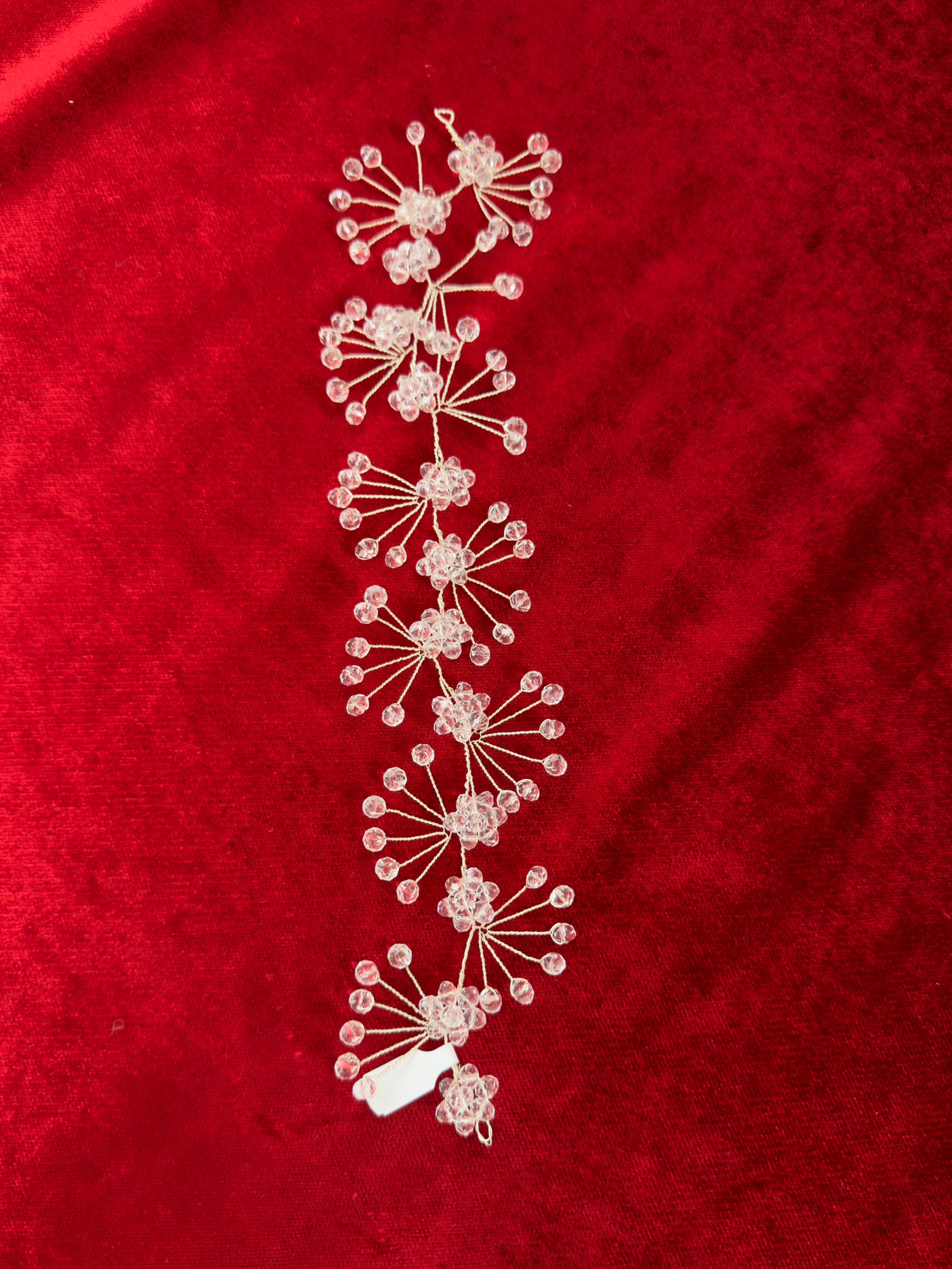 Haarschmuck aus Glasperlen