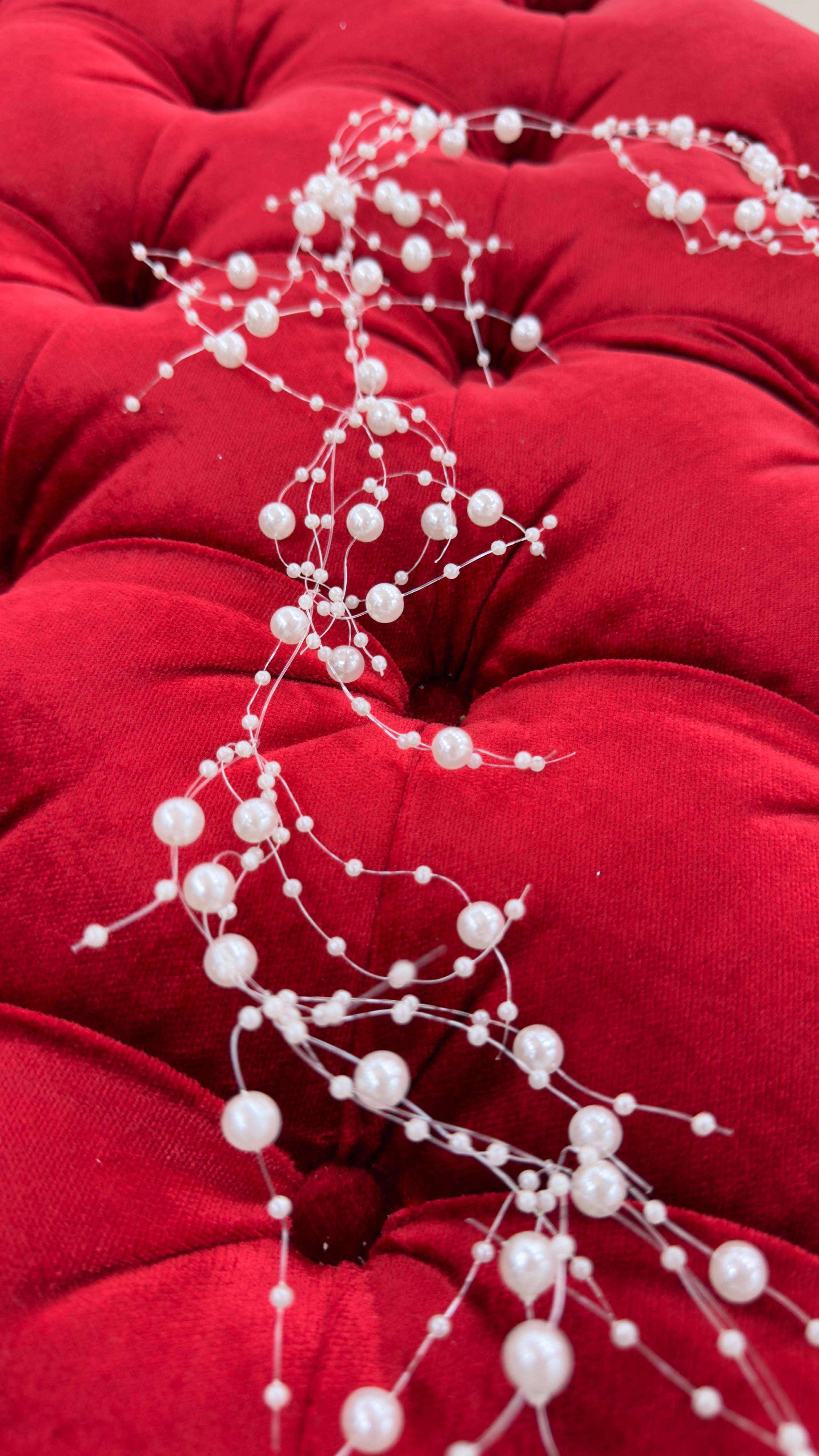 Haarschmuck mit Perlen