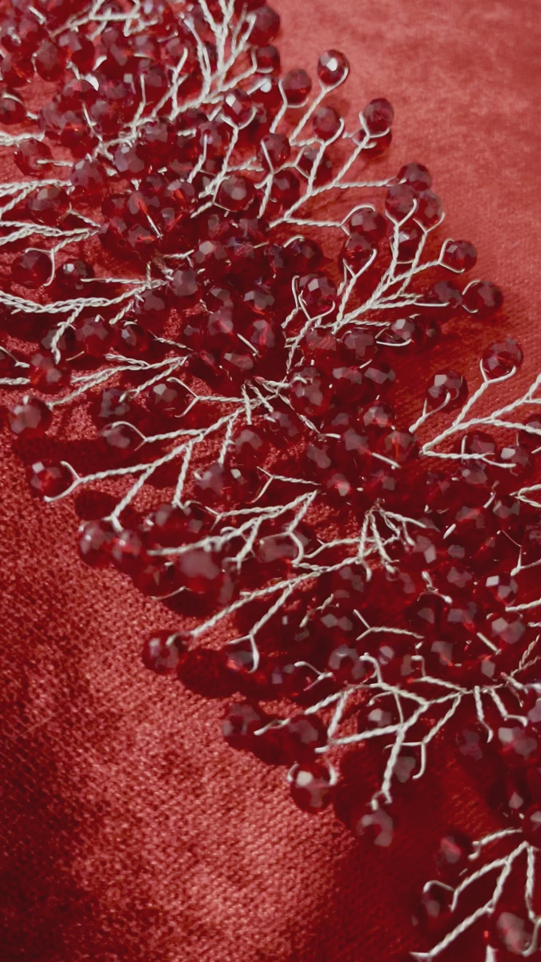 Haarschmuck Bordeaux