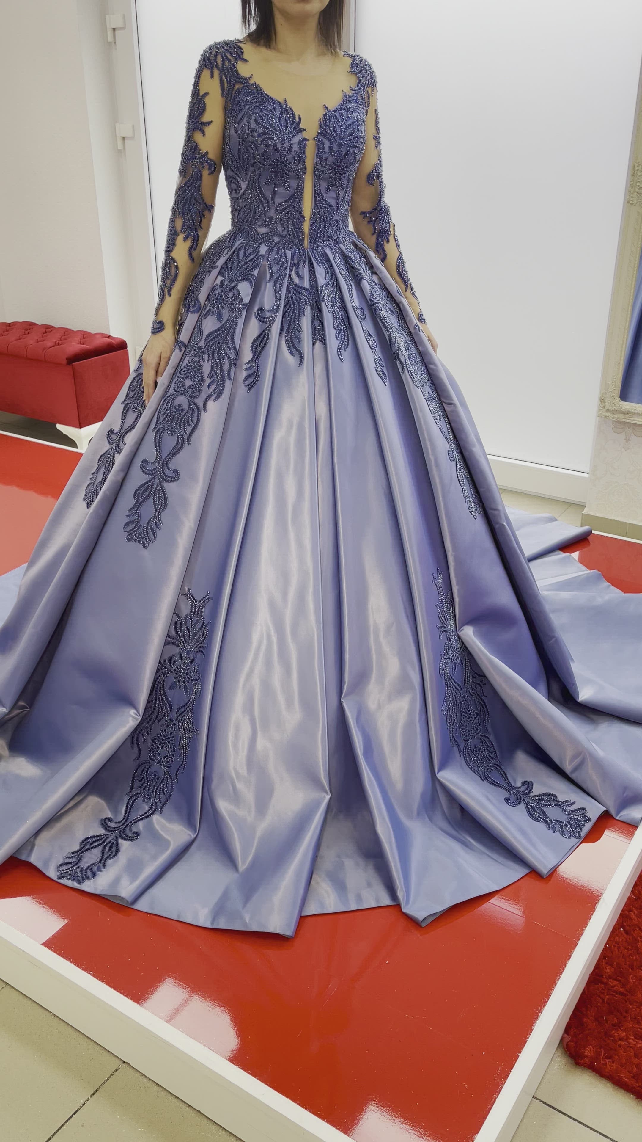 Ballkleid Ortanca