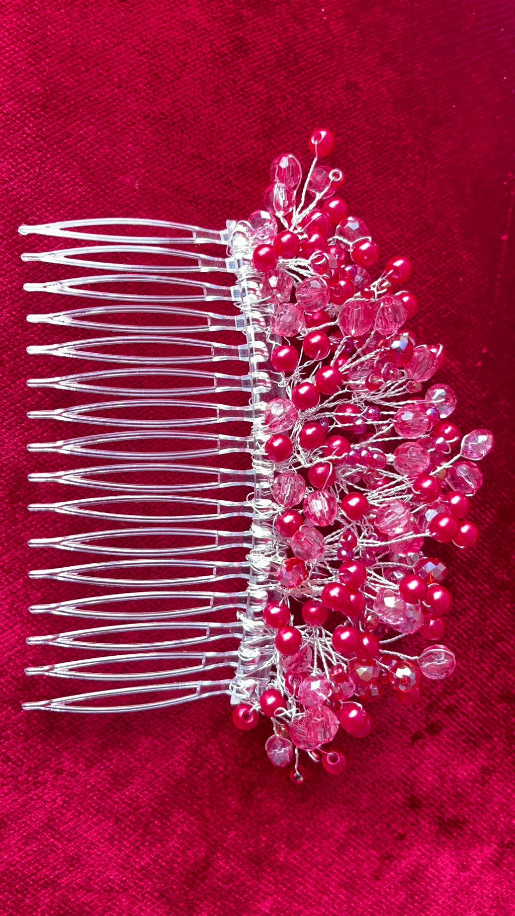 Haarschmuck aus Glasperlen