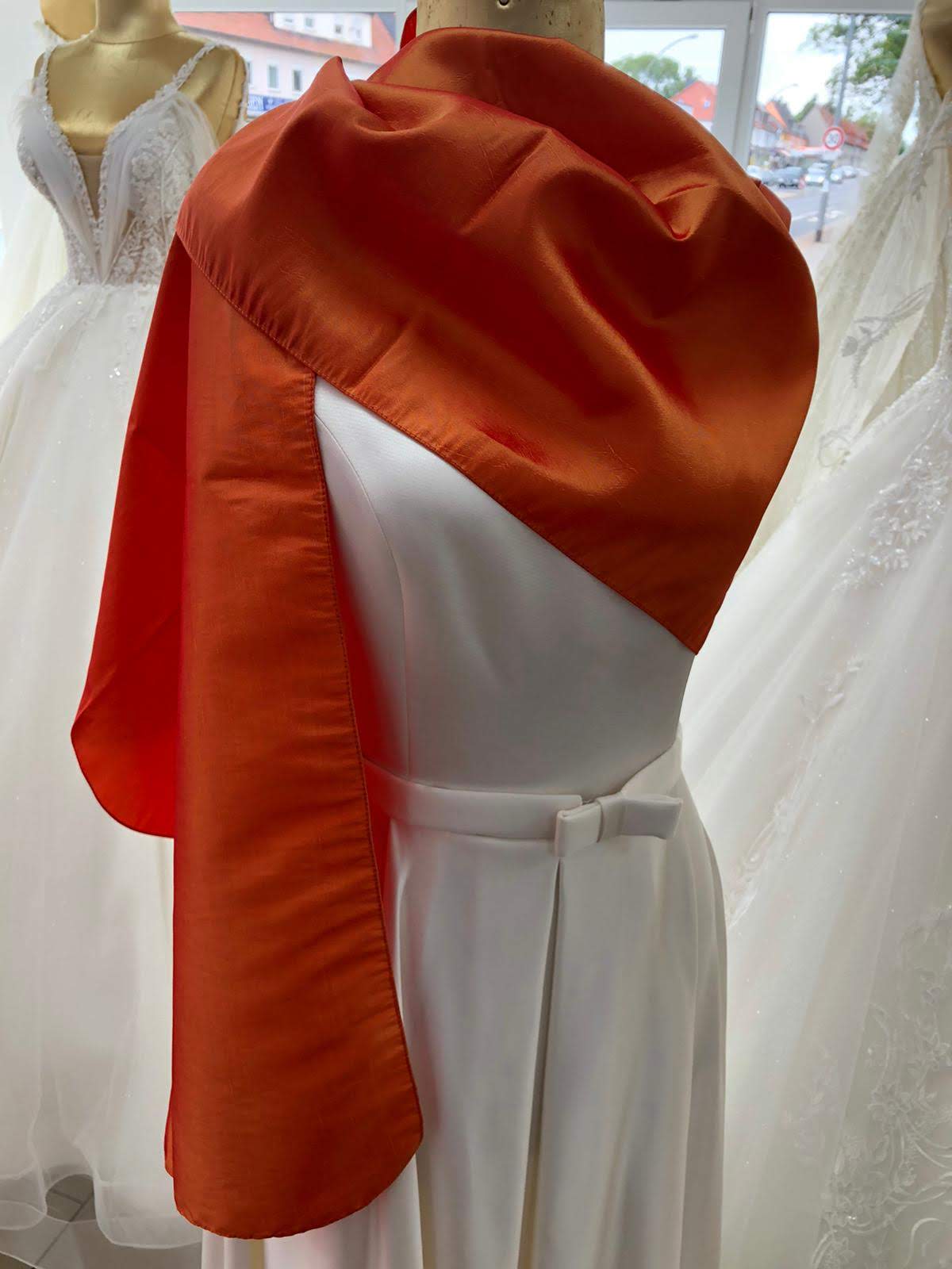 Stola Orange Taft