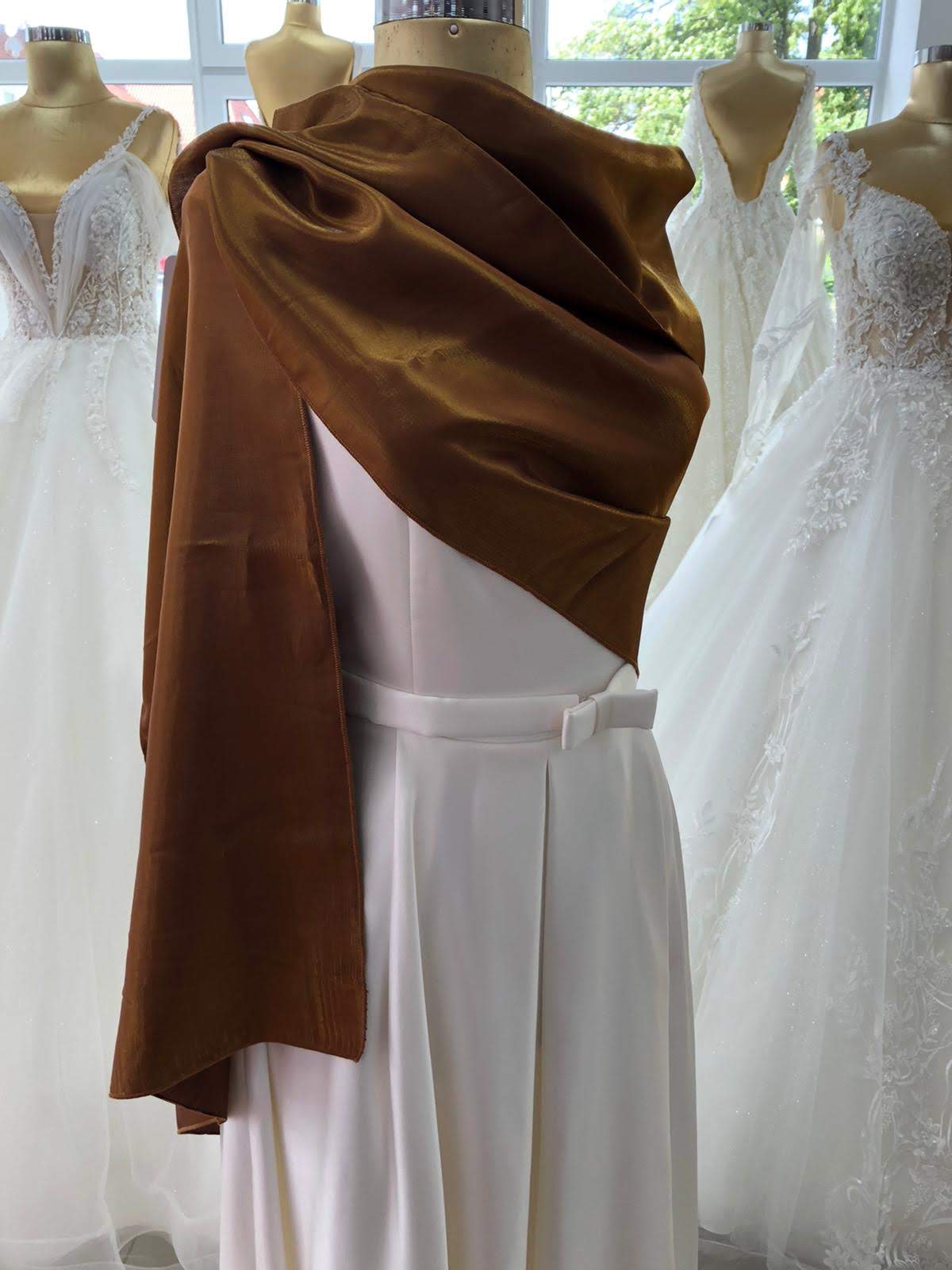 Stola Kaki Satin
