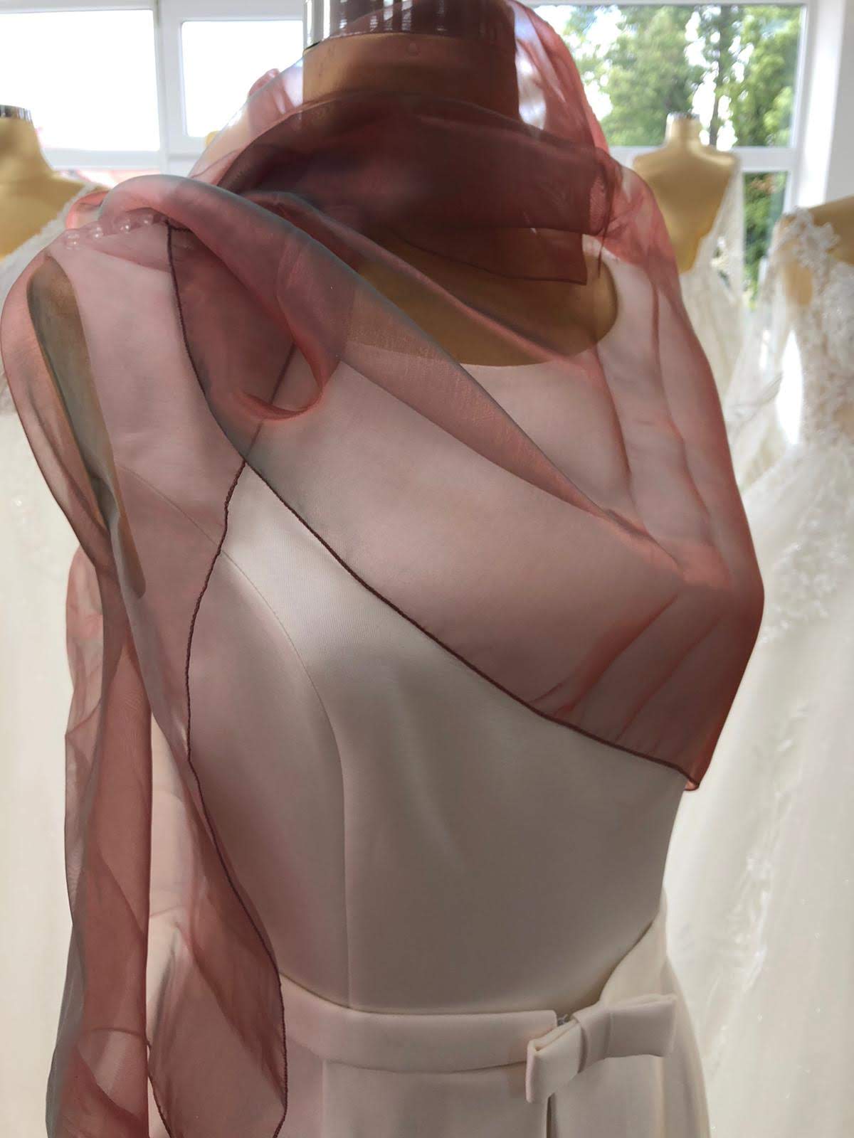 Stola Zimt Organza