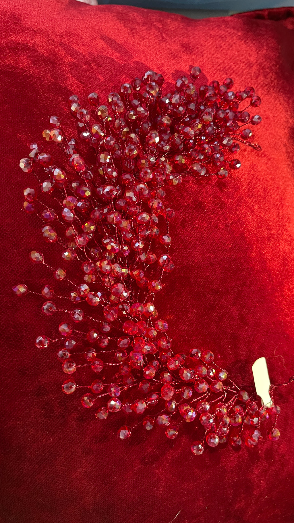 Haarschmuck Bordeaux