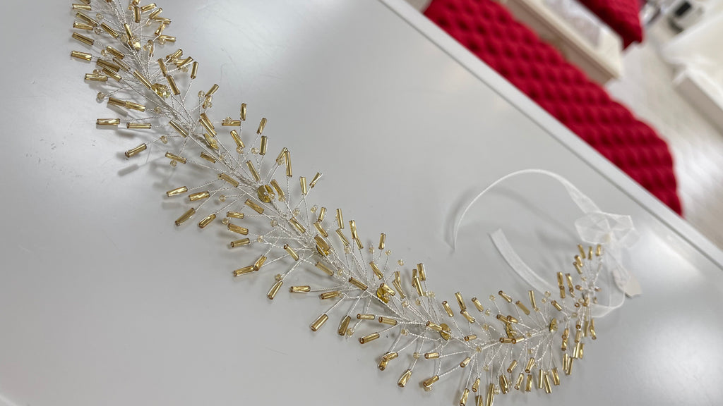 Haarschmuck Gold