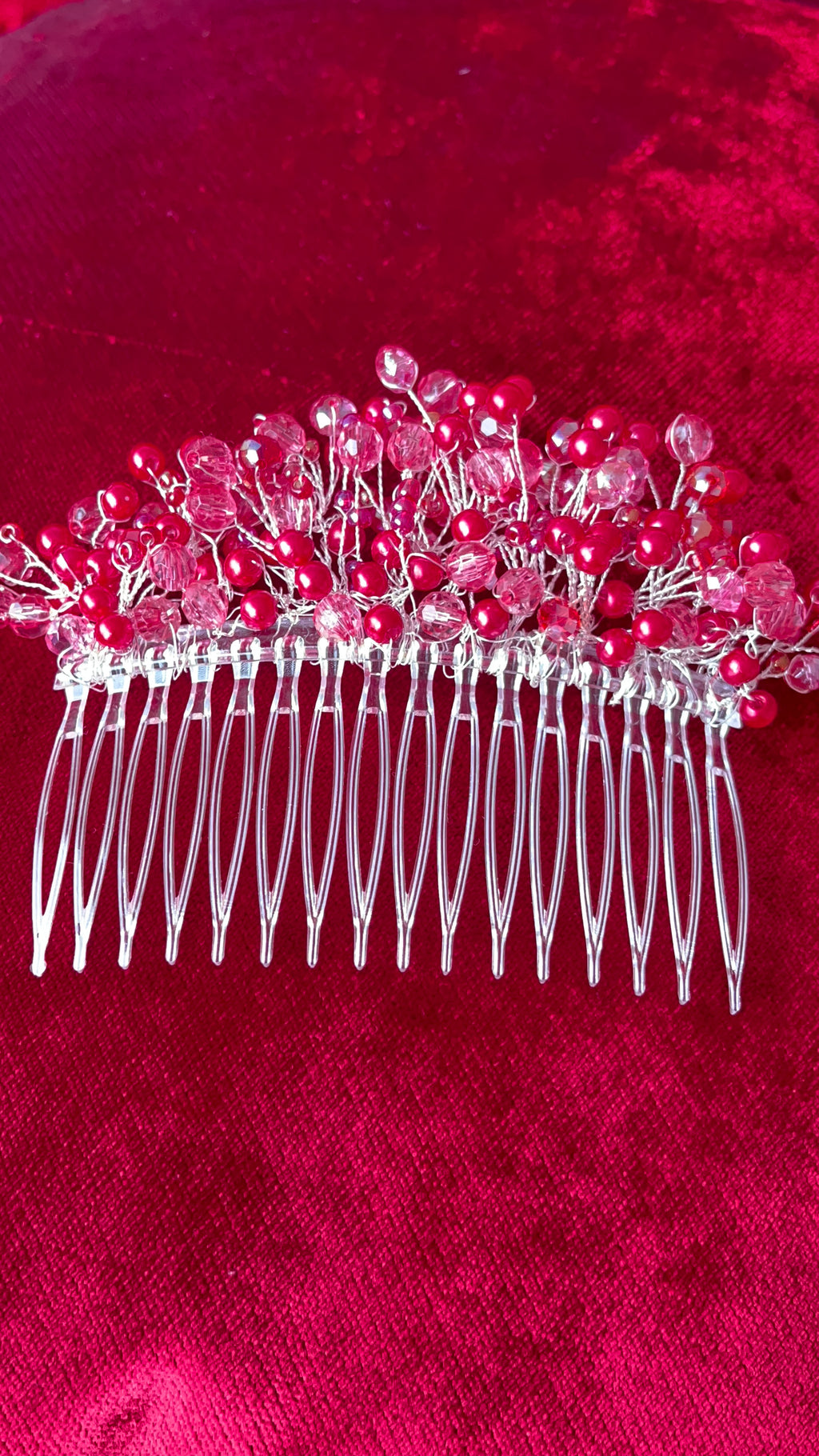 Haarschmuck aus Glasperlen