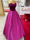 Ballkleid Kirsch