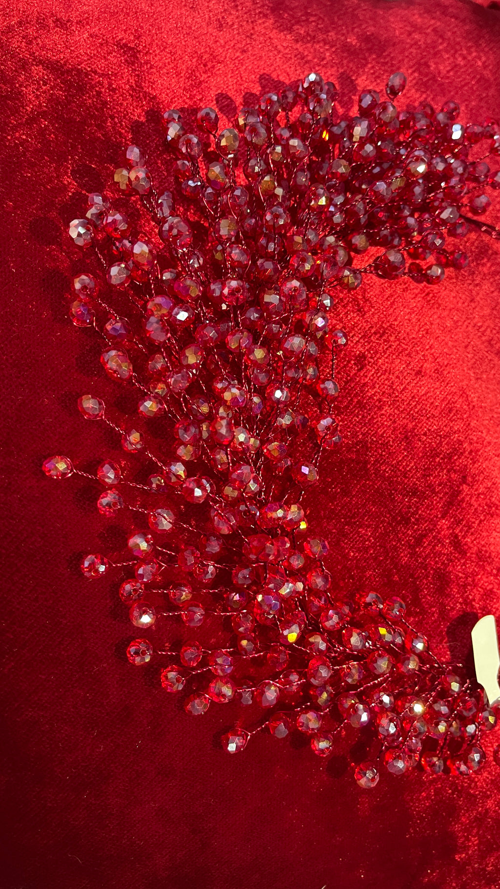 Haarschmuck Bordeaux