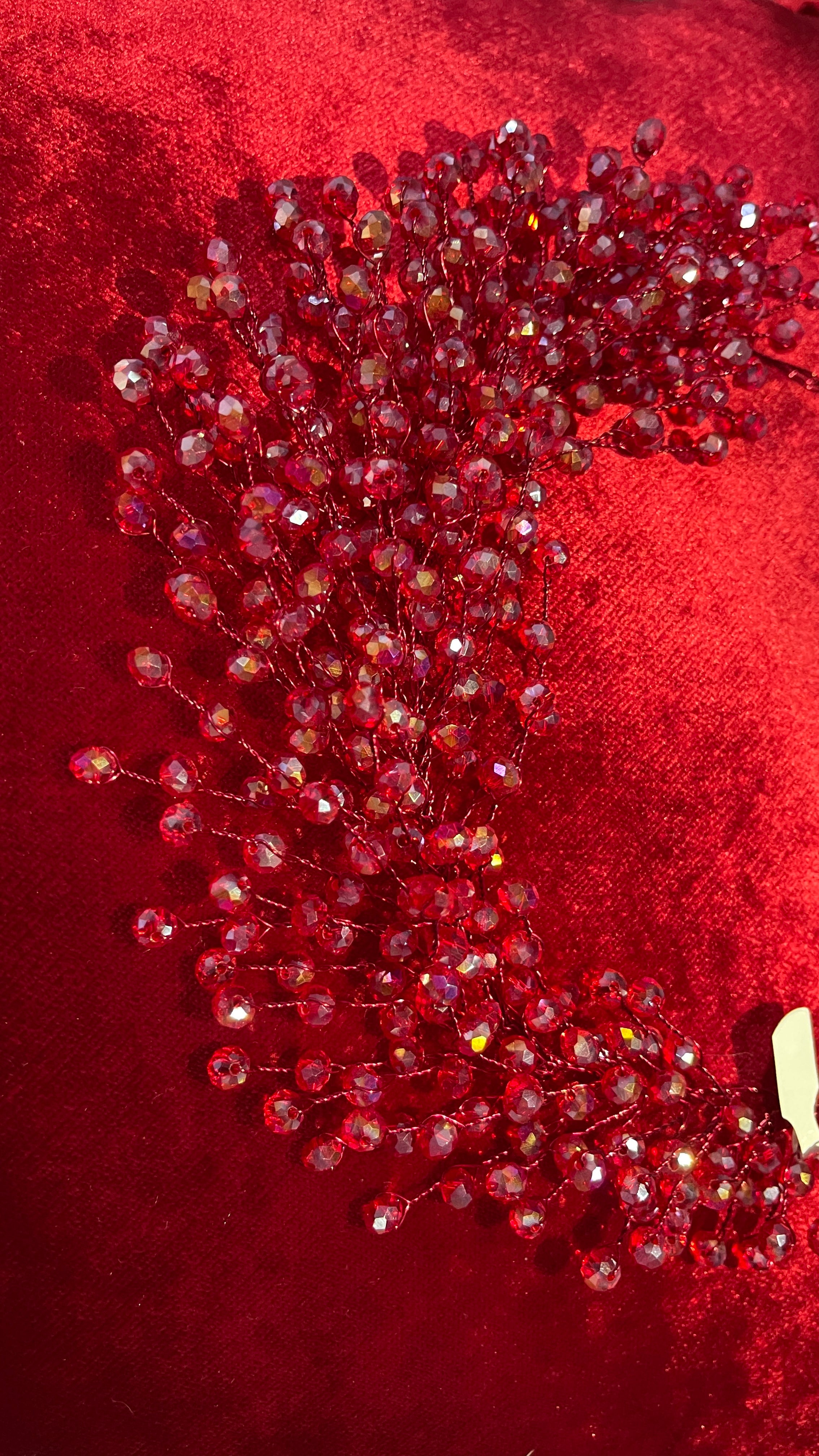 Haarschmuck Bordeaux