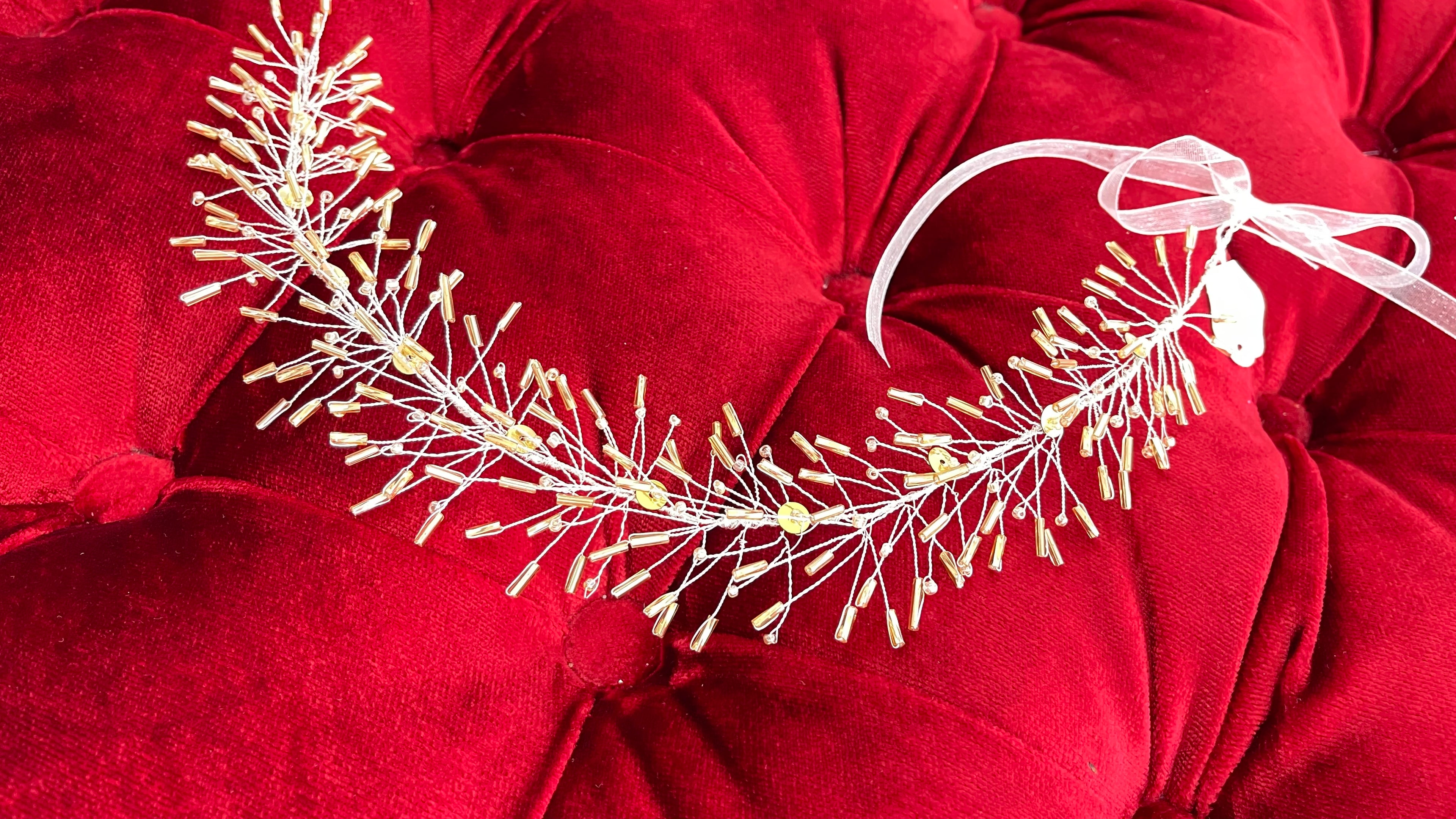Haarschmuck Gold
